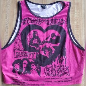 **FREE** with $35 purchase** Shein Stay Wild Crop Top